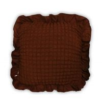 Декоративная подушка с чехлом шоколад (9)