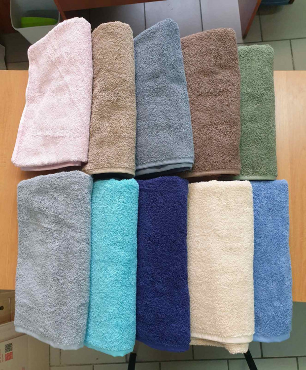 Коричневое махровое полотенце 480г/м2, хлопковое купить