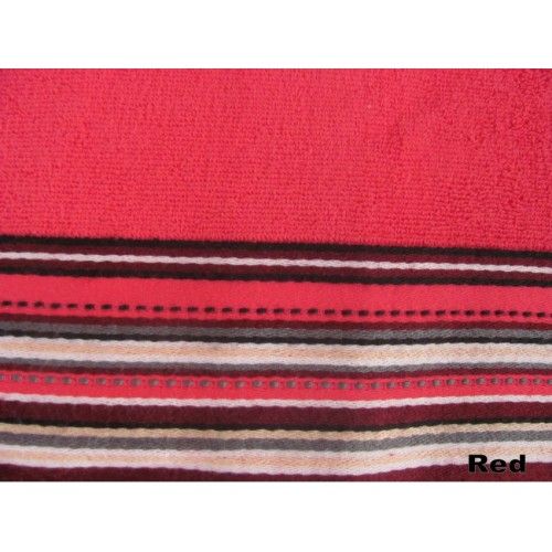 Махровое полотенце Line Altinbasak красное