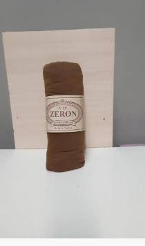 Простынь на резинке трикотажная Zeron шоколад