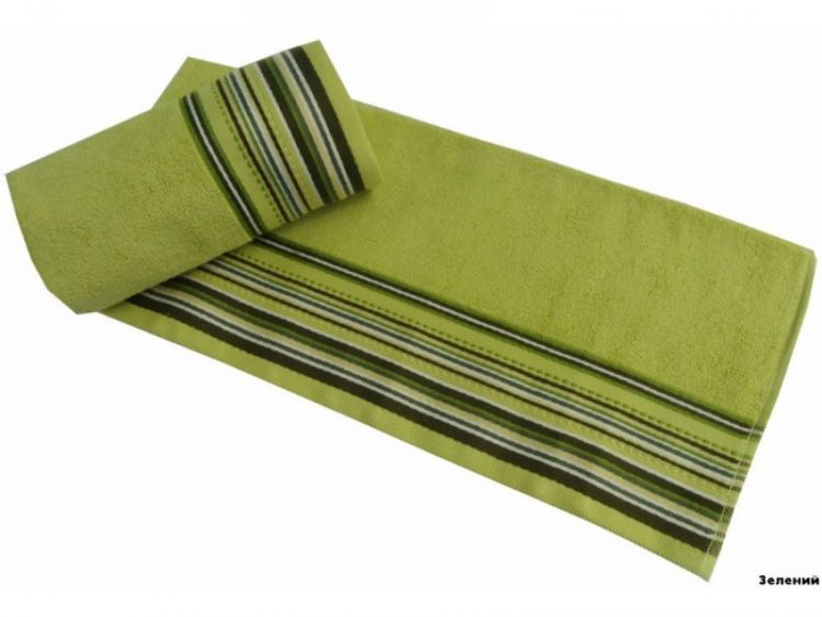 Махровое полотенце Line Altinbasak светло-зеленое