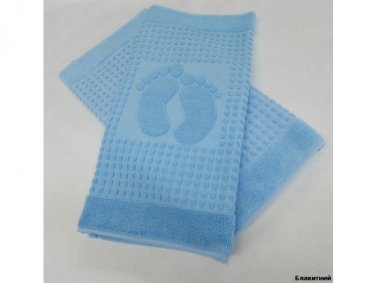 Коврик (полотенце для ног) Arya Winter 50X70 голубой