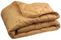 Одеяло Руно шерстяное в микрофибре барашки