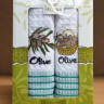 Кухонные полотенца вафля 50x70 (2шт.) Olive