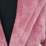 Халат женский короткий микрофибра темно-розовый Zeron