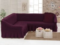 Чехол для мебели (диван угловой с подушкой) вишня (40)
