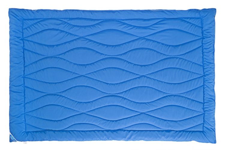 Одеяло демисезонное Руно 321.52INDIGO синее развернутое