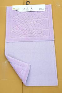 Набор ковриков в ванную Cottoni лиловый листочек