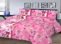 Постельное белье в кроватку 510 ранфорс Лола розовый