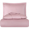 Купить набор постельного белья Stripe Sateen розового цвета