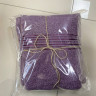 Набор махровых полотенец ( 2 шт) фиолетового цвета купить