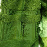 Набор зеленых бамбуковых полотенец 70х140 (3 шт), Bambu Desen на подарок