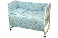 Набор для детской кроватки Руно Игрушки голубой