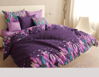 Комплект постельного белья сатин Фиолетовый Вечер