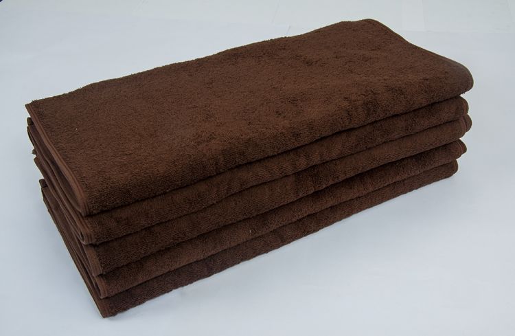 Отельное полотенце LOTUS VAROL коричневое