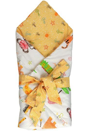 Одеяло - конверт для младенца Руно Jungle