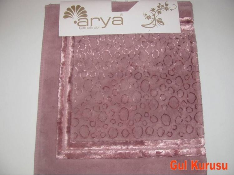 Коврик для ванной Arya Hitit темно-розовый