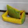Лежак для собак и котов Rizo 45/35 желто-зеленный купить
