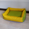 Лежанка для собак и котов Rizo желто-зеленого цвета