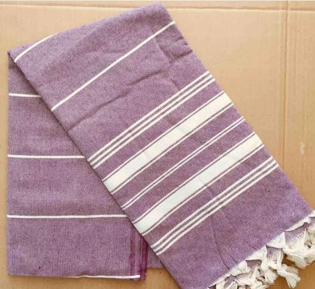Пляжное полотенце Peshtemal бледно-фиолетовое