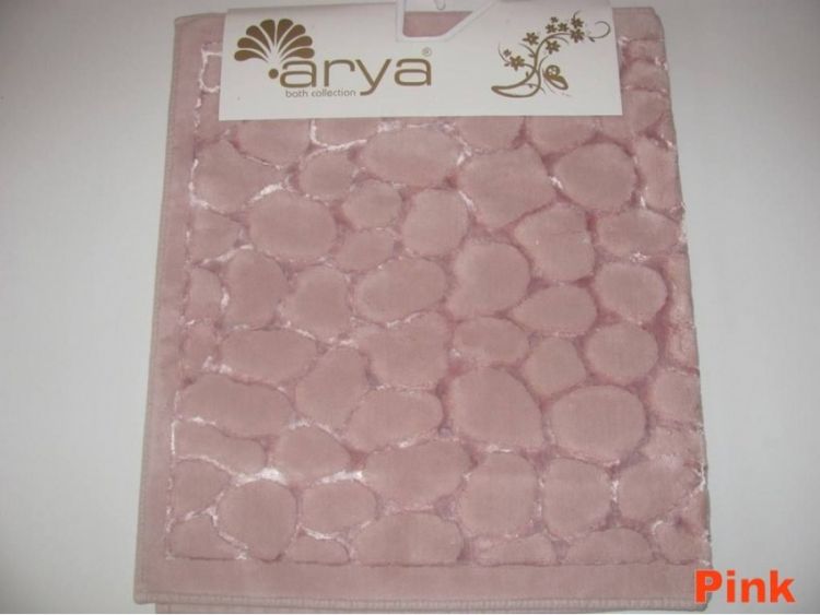 Коврик для ванной Arya Cakil розовый
