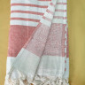 Пляжное полотенце Peshtemal-махра 350 г/м2 темно розовое