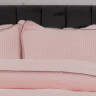 Плед-покрывало Welsoft с наволочками Полоска розовый на подарок