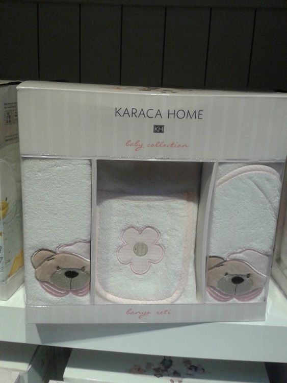 Набор в ванную BEAR розовый (12-24 месяца) KARACA HOME