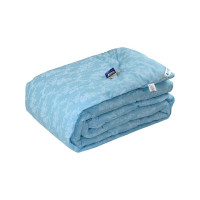 Одеяло стандарт шерсть в бязи Руно Голубой вензель