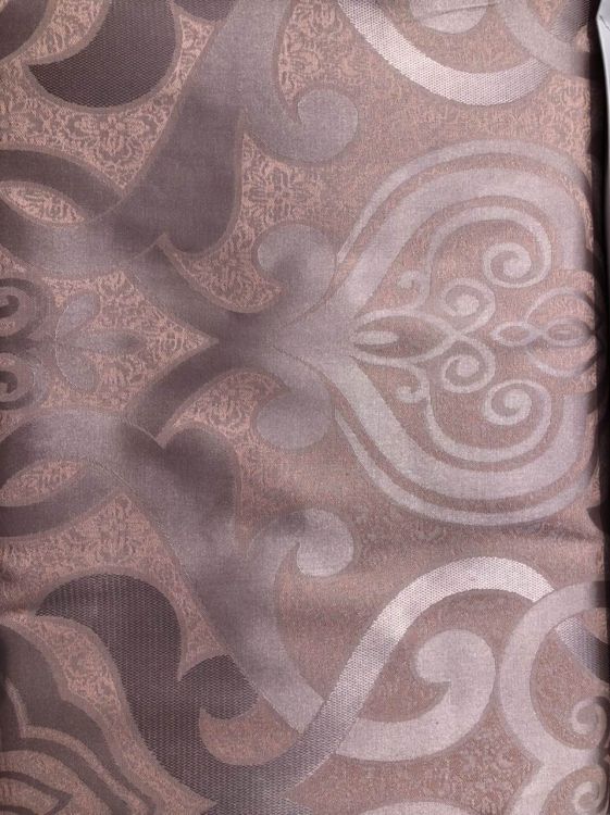 Постельное белье коричневое SJ-017 (А+В) сатин жаккард 