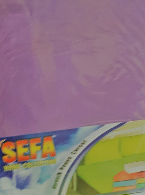  Простынь на резинке фиолетовая 90*200 с наволочкой SEFA