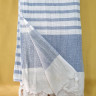 Пляжное полотенце Peshtemal-махра 350 г/м2 темно голубое