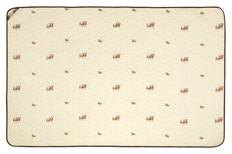 Одеяло шерстяное демисезонное Руно SHEEP развернутое