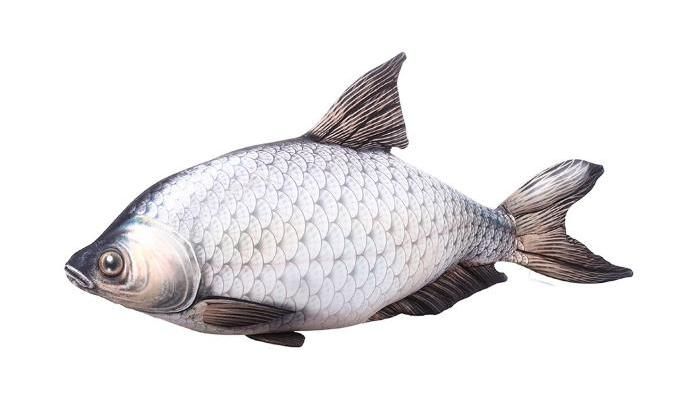 Антистрессовая декоративная подушка-рыба 3D Лящ