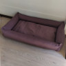 Лежак для собак RIZO больших пород темный фиолетовый блеск