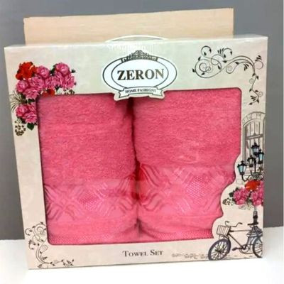 Набор полотенец хлопок Zeron Розовый