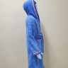 Детский махровый халат Welsoft голубой с полосками купить