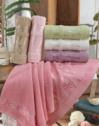 Набор бамбуковых полотенец Sikel Purry Bamboo (6 шт) Pastel