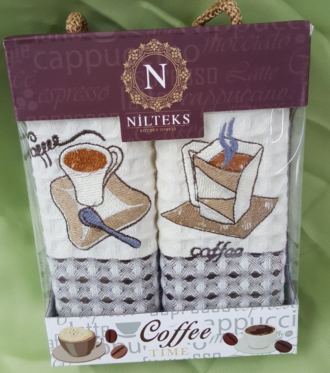 Набор полотенец 35х50 Coffee Nilteks в коробке
