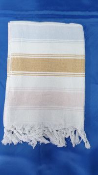Пляжное полотенце Peshtemal-махра 480 г/м2 Полоска-3