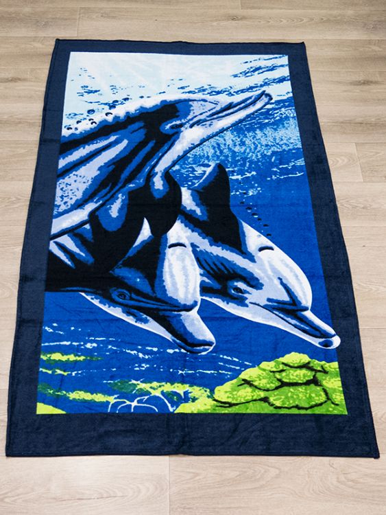 Полотенце пляжное Dolphins