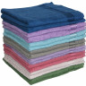 Однотонное полотенце Aisha 400 г/м2 зеленое, махра купить