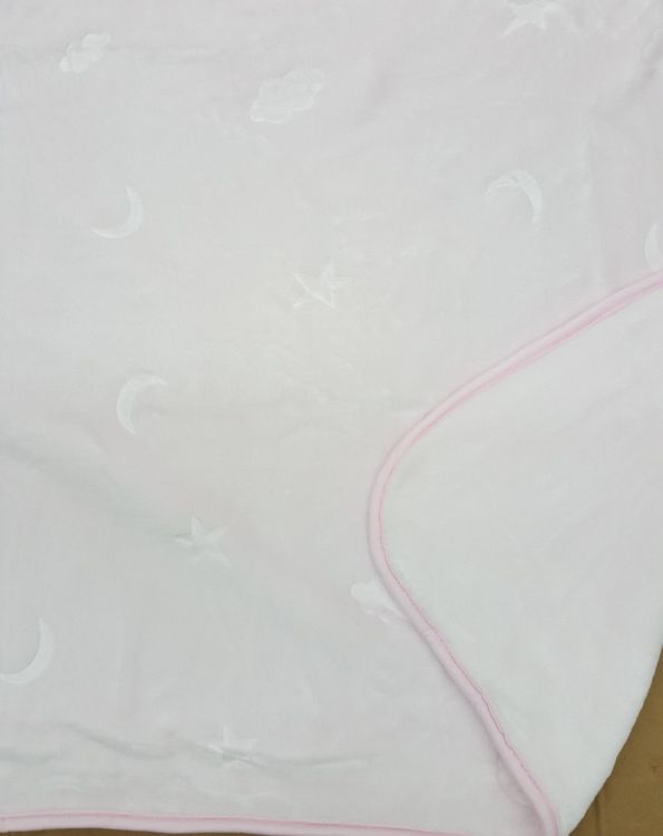 Детский плед-одеяло Небо светло-розовый GOLDEN