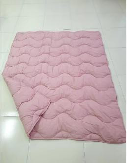 Силиконовое одеяло в чехле из бязи Organic cotton розовое