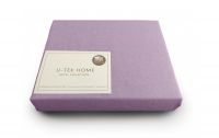 Простынь натяжная Cotton Lilac Hotel Collection лиловая