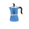 Кофеварка гейзерная 6 чашки Bialetti Rainbow 0005243 голубая