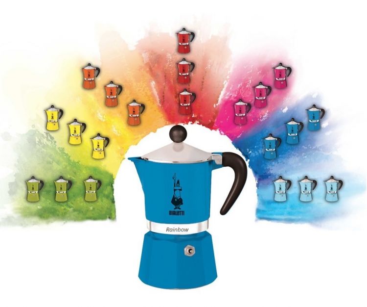Кофеварка гейзерная Bialetti Rainbow 0005243 купить на подарок