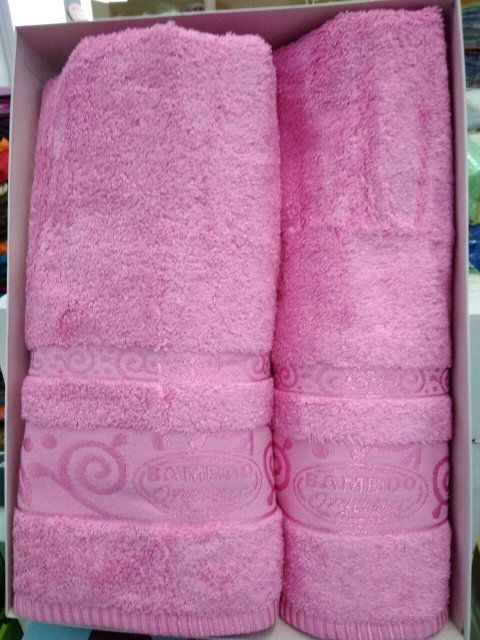 Бамбуковое полотенце ZERON Bamboo розовое