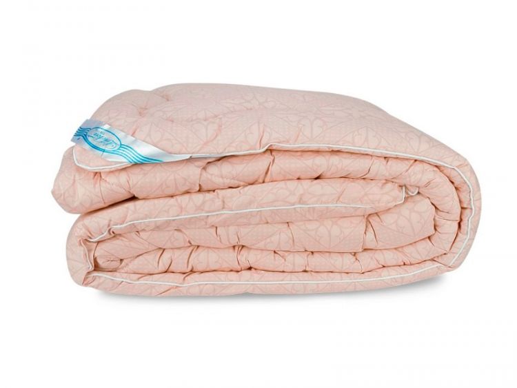 Одеяло Leleka-Textile шерстяное стандарт (теплое) розовое