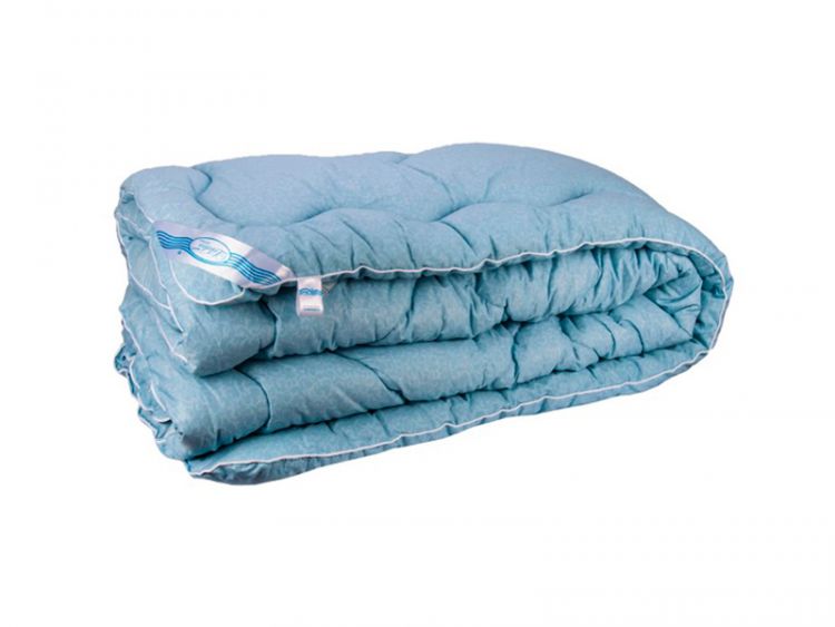 Одеяло Leleka-Textile шерстяное стандарт (теплое) голубое